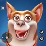 dog life simulator pet games android application logo